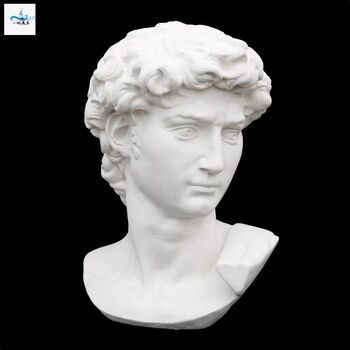 高30cm小大卫雕像采用高强度纯白石膏粉制作型体标准素描绘画30x21cm