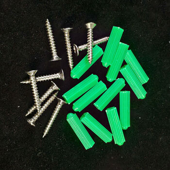 膨胀螺丝螺栓塑料膨胀管胶粒胶塞不锈钢自攻螺丝木螺钉6mm6厘搭配螺丝