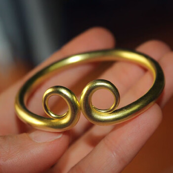 誉尚荣金箍手镯新款黄铜材质紧箍咒手镯子男女情侣戴荃悟空手镯金箍