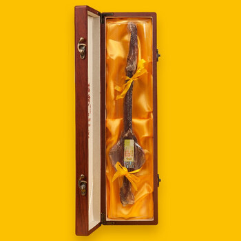 溪味道马鹿鹿鞭干整枝90克礼盒装正品支持检测90克