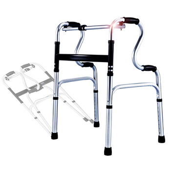 康复器材辅助行走器老年代步手推车可推可座助步器病人手扶走路扶手架