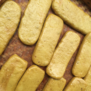 定南特产定南灰水粄黄元米粿新鲜手工农家食品黄色槐花口味1青2黄粄条