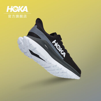 Hoka One One男女款马赫4竞速公路跑鞋mach4轻便减震透气训练运动鞋21新品黑色 暗影灰 男42 5 270mm 图片价格品牌报价 京东