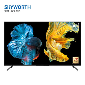 创维（Skyworth） 65A33 65英寸44Hz可变刷新率 色准艾特E=1 3+32G 4K护眼声控全面屏 全通道高刷HDMI2.1云游戏V3 65A33 型号