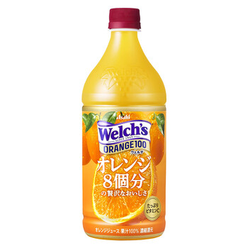 四小姐sxjieasahi韦尔奇welchs果汁日本进口饮料聚会饮品橙汁800g