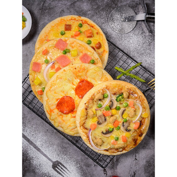 洲际食品披萨榴莲芝士拉丝家用披萨必胜客半成品加热pizaa6寸早餐速食