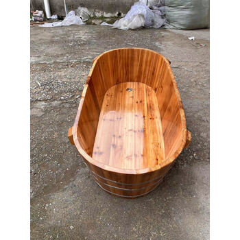 霸蓝杀猪木桶豆腐桶纯实木杀猪神器设备加厚杀猪烫猪毛专用盆.