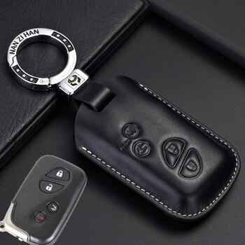 适用于凌志lx570头层皮钥匙套老雷克萨斯rx270 ct200 es350遥控包扣