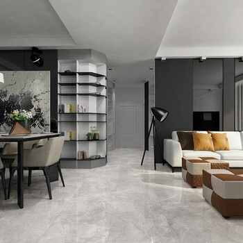 新恒隆负离子通体大理石600x1200mm612jsf0121莫奈灰土耳其灰色