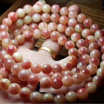 驼骨手串手链骆驼骨佛珠真品货蝌蚪纹男女款念珠民族风文玩把6mm108颗