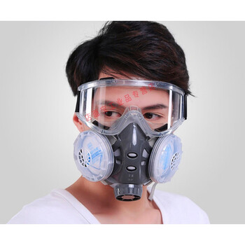 定制防尘口罩工业粉尘防粉尘防毒面具喷漆专用化工毒气体防烟放308双