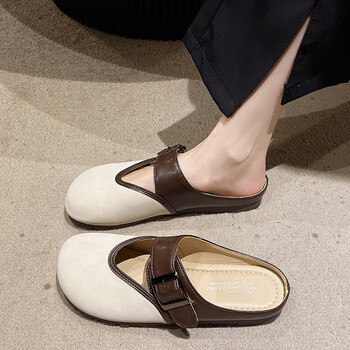 女2024年夏季网红时尚百搭轻便仙女风绝美凉鞋 米白品牌断码特-价/ 39