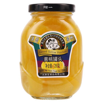 俏滋郎水果罐头小瓶整箱新鲜黄桃山楂雪梨桔子草莓椰果罐头 6瓶黄桃