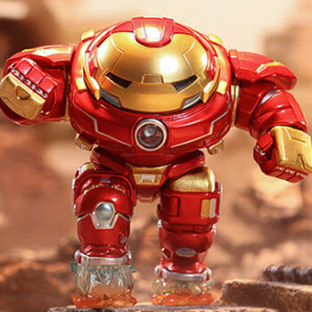 mart)漫威复仇者联盟经典盲盒潮流手办公仔礼物 反浩克装甲【隐藏款b