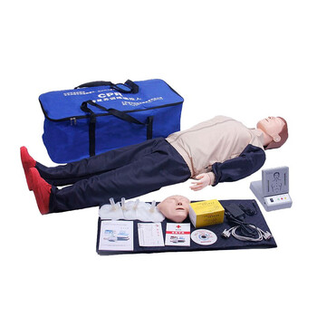 迪恪赛威全身心肺复苏训练模拟人心脏按压吹气抢救眼球对比橡皮人