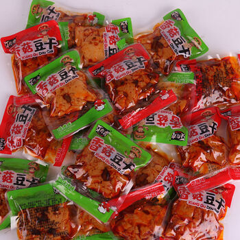麻辣香菇豆干豆腐干零食小吃香菇豆腐辣条休闲零食五香味5斤