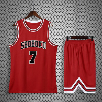 纽凯森 newkkasen灌篮高手球衣定制樱木花道流川枫男女背心湘北队儿童