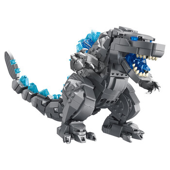 怪兽之王大型机械哥斯拉大战金刚积木拼装玩具高难度成人男孩女生儿童