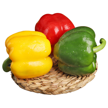 晨臻五彩椒新鲜圆椒 太空椒柿子椒 红黄椒水果甜椒 4斤