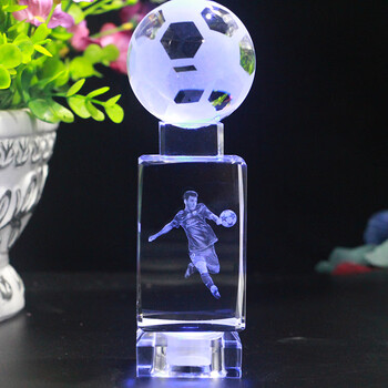 球星纪念品人偶模型梅西内马尔c罗男朋友生日礼物同学梅西充电水晶灯