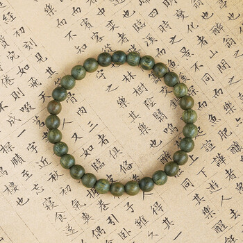 绿檀手串 阿根廷圣檀香木质男士女款盘玩文玩珠子沉香佛珠 天然绿檀香