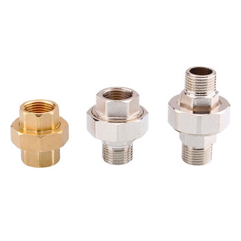 德士利茵之阙全铜双内外丝活接内牙铜活接直接水泵管分分寸水管接头铜