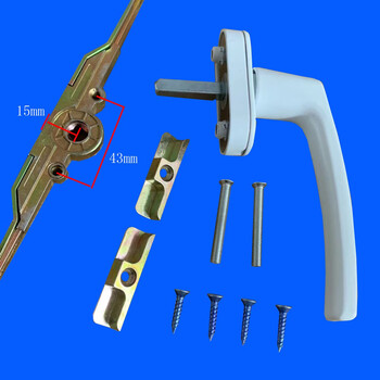 塑钢窗配件内平开传动器传动杆传动锁塑钢联动杆门窗配件窗户锁扣申然