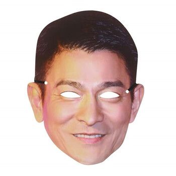 立微蜓人皮面仿真面皮 易容结婚道具卡纸面具皮仿假人脸 刘德华e