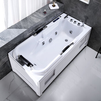 按摩浴池独立式恒温浴缸家用网红浴缸民宿用浴缸右群恒温冲浪浴缸13m