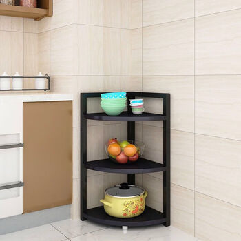 厨房夹缝置物架货架家用小推车多层简易储物架厨房多层落地式转角架