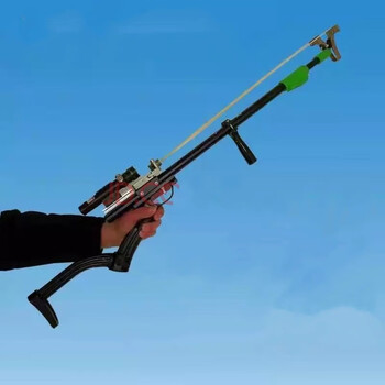 海钓客新款弹弓猫头鹰高精准激光弹弓长弹弓高精度扁皮打窝器激光