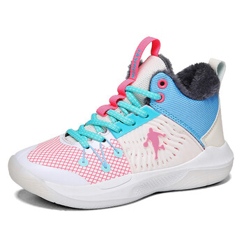 曹绅caoshen安踏踏篮球鞋春季女款新款冬季训练实鞋运动特步步白粉