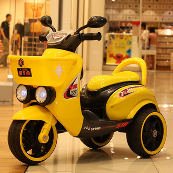 小嘎子儿童电动摩托车三轮车超大号充电小孩男女孩遥控玩具可坐人大