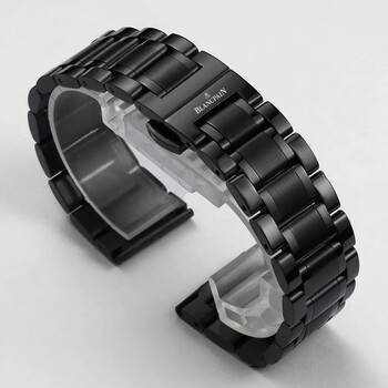 森匠官方适配宝铂不锈钢手表带宝珀月相五十50寻66546651手表链钢带男