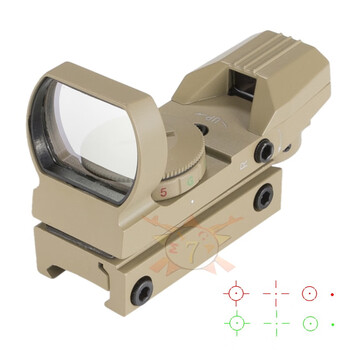 diana hd101四变点全息瞄准器 红膜hd102内红点全息瞄准镜 全金属上下