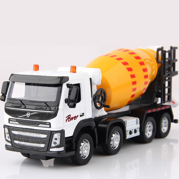 京佳成真1:50合金汽车模型沃尔沃工程混凝土搅拌运输车儿童玩具男