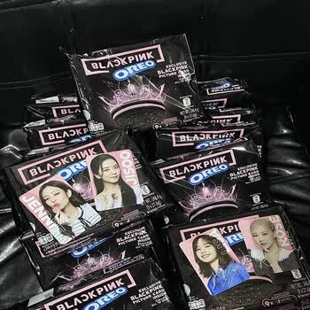 奥利奥(oreo)blackpink奥利奥联名限定周边小卡签名款草