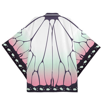 鬼灭之刃周边cos服蝴蝶忍炭治郎羽织外套善逸义勇无一郎动漫服 蝴蝶款