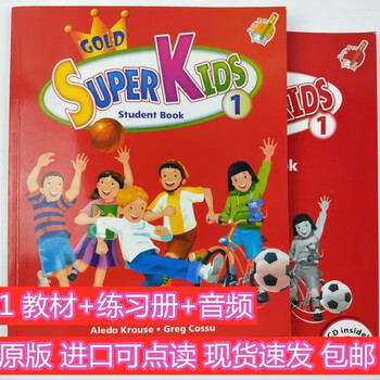 英语superkids美国朗文新灵通123456级可点读朗文sk2教材练习册音频
