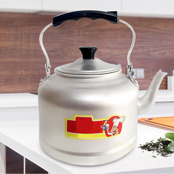 yeies传统老式铝壶铝烧水壶老式家用加厚超大容量煤燃通用烧水壶28cm
