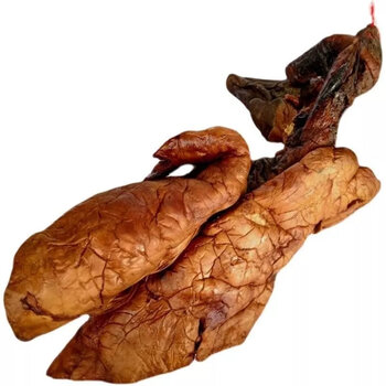 展志曼智柴火烟熏腊猪肺心肺肺片湖北宜昌长阳农家土猪腊肉干猪肺下酒