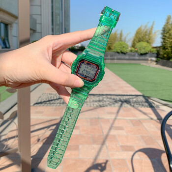 适配卡西欧(casio)小方块表带透明卡西欧dw5600 gw-m5610g5600小方块