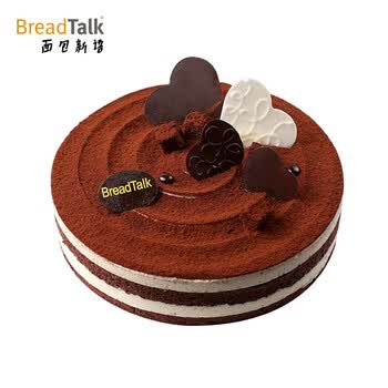 面包新语(breadtalk)巧克力系列 提拉米苏蛋糕6英寸 情人节 生日聚会