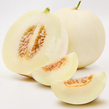 京鲜配送白皮甜瓜新鲜白皮郁金香白蜜瓜当季应季水果香瓜5斤