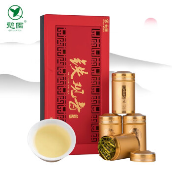 憩园 乌龙茶 铁观音 清香型 福建乌龙茶礼盒罐装 200g（50g*4） 送礼 尚之境系列 200g