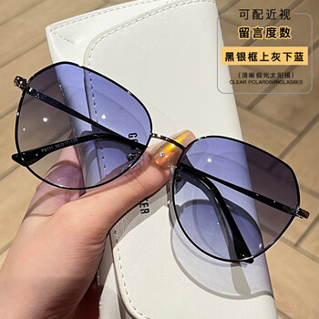 海伦凯勒墨镜女款防紫外线大脸显瘦偏光太阳眼镜2024新款潮夏季防50