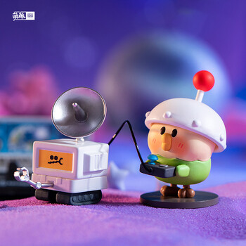 moetch萌趣盲盒小鹦鹉bebe&momo联名款盲盒手办可爱潮流公仔摆件