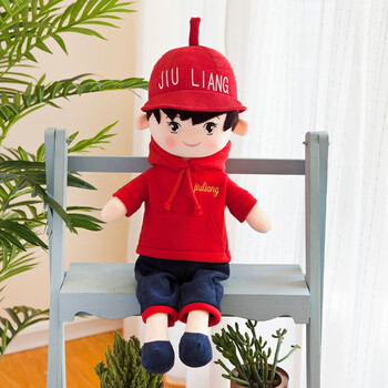 生日礼物可爱情侣一对婚庆儿童布娃娃男孩公仔毛绒玩具女孩洋娃娃菲儿