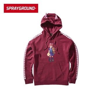 sprayground春季新款联名卫衣男连帽衫女潮情侣w0813308