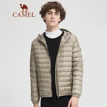 骆驼day222064 骆驼 Camel 男装羽绒服男冬帅气短款连帽青年轻薄外套面包服day222064 深杏m 行情报价价格评测 京东